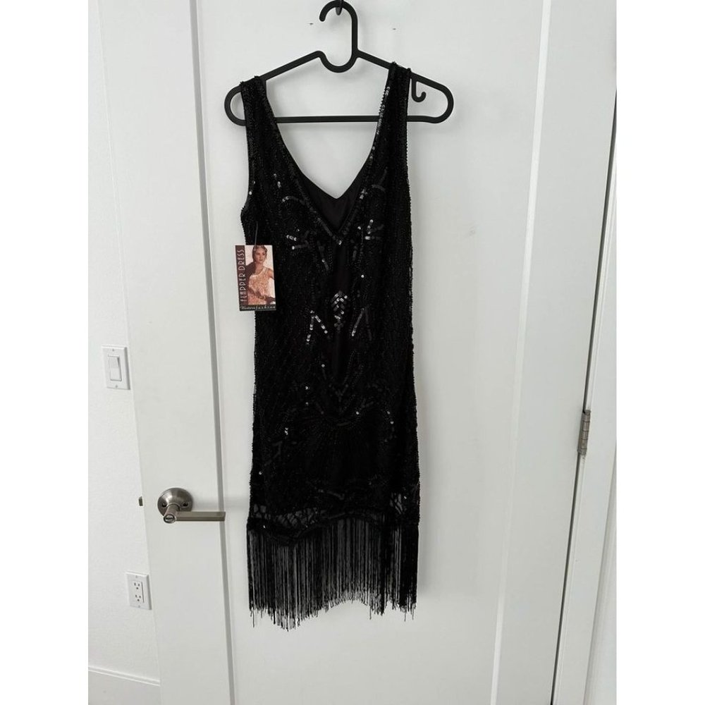 Flapper dress Black - Size 4 To 6